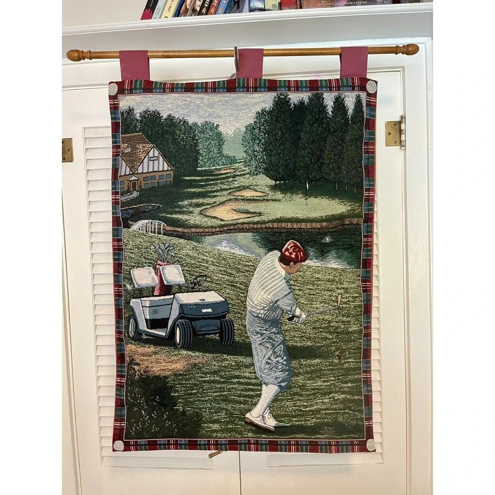 Golf Wall Tapestry Hanging Decor The Tour Sports 26